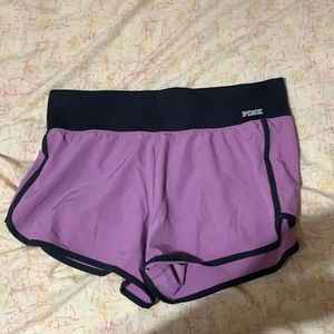 PINK Victoria’s secret workout shorts in purple